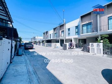 2-storey townhouse, 17.9 sq m, Happy Ville Village, Don Mueang, Thet Ratchan Road, Don Mueang Tollway Road, Don Mueang District, Bangkok