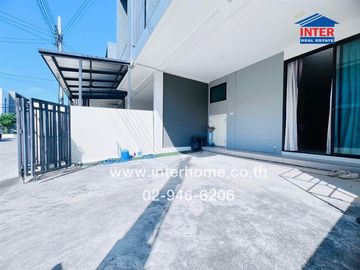 2-storey townhouse, 17.9 sq m, Happy Ville Village, Don Mueang, Thet Ratchan Road, Don Mueang Tollway Road, Don Mueang District, Bangkok