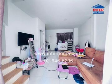 2-storey townhouse, 17.9 sq m, Happy Ville Village, Don Mueang, Thet Ratchan Road, Don Mueang Tollway Road, Don Mueang District, Bangkok