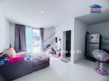 2-storey townhouse, 17.9 sq m, Happy Ville Village, Don Mueang, Thet Ratchan Road, Don Mueang Tollway Road, Don Mueang District, Bangkok