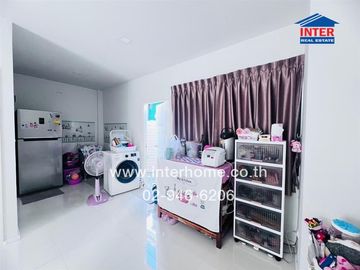 2-storey townhouse, 17.9 sq m, Happy Ville Village, Don Mueang, Thet Ratchan Road, Don Mueang Tollway Road, Don Mueang District, Bangkok