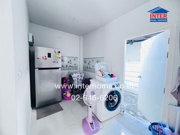 2-storey townhouse, 17.9 sq m, Happy Ville Village, Don Mueang, Thet Ratchan Road, Don Mueang Tollway Road, Don Mueang District, Bangkok