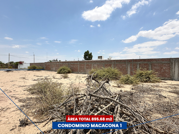 TERRENO EN CONDOMINIO MACACONA 1 (ICA)