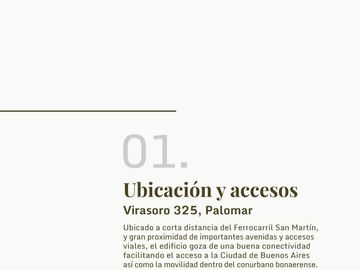 Venta 2 Ambientes en Pozo Emprendimiento Palomar