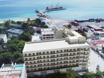 PREVENTA de Lujoso Departamento de 1 Habitaciones en Puerto Morelos