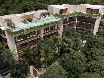 PRE VENTA DEPARTAMENTO 2 HABITACIONES CON VISTA A LA LAGUNA DE BACALAR, PRECIO ESPECIAL Y FINANCIAMIENTO