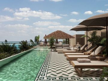PRE VENTA DEPARTAMENTO CON LOCK OFF, JARDIN Y PISCINA PRIVADA, A UNOS PASOS DE LA LAGUNA DE BACALAR