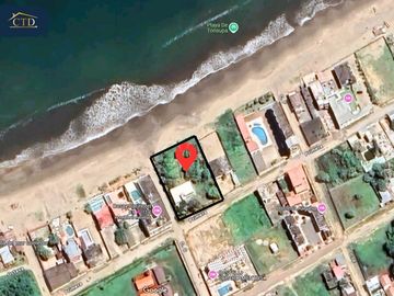 Vendo casa en primera linea de playa Tonsupa