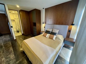 Departamento amueblado en venta de una recámara tipo loft en Torre Baga, Zona Angelopolis Atlixcayotl, Puebla