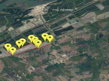 Terreno en Tumbes para Langostinera de Aprox 53 has