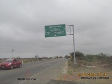 Terreno en Tumbes de 50,000 m2 Costado de Panamericana Norte – Cerca la Frontera
