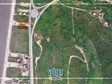 En venta: Lote frente al mar en Canoa, Manabi
