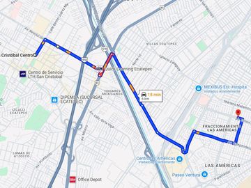PRECIOSA Y AMPLIA CASA, EXCELENTE UBICACIÓN EN FRACC. LAS AMÉRICAS, ¡¡¡A UNOS MINUTOS DE CDMX!!! -NO CRÉDITOS-