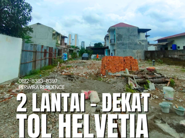 Rumah Murah 2 Lantai Sejengkal ke Lotte Mart dan Manhattan Time Square Gatot Subroto Ringroad Medan - Perwira Residence