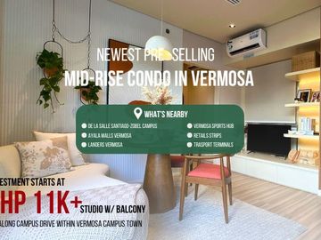 Studio Unit Pre Selling Along Daang Hari Imus Cavite Vermosa Air BnB  Ready