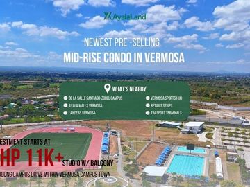 Studio Unit Pre Selling Along Daang Hari Imus Cavite Vermosa Air BnB  Ready