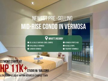 Studio Unit Pre Selling Along Daang Hari Imus Cavite Vermosa Air BnB  Ready