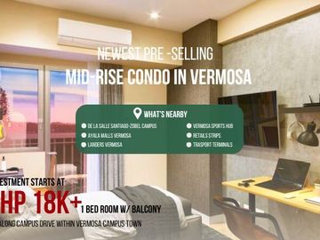 1 Bed Room Pre Selling Along Daang Hari Imus Cavite Vermosa Air BnB  Ready