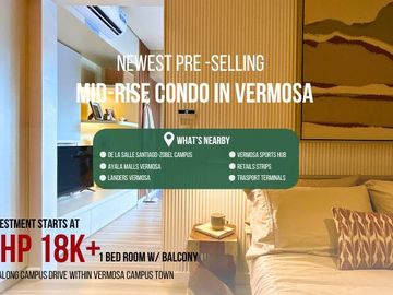 1 Bed Room Pre Selling Along Daang Hari Imus Cavite Vermosa Air BnB  Ready