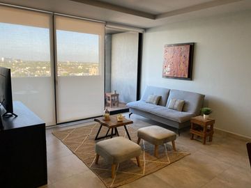 RENTA DEPARTAMENTO EN COLONIA MONTES DE AMÉ COMPLETAMENTE AMUEBLADO