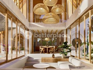 Ubud Bamboo Art-Inspired Villa – Adjustable 2-3 Bedrooms, Leasehold 31 Years