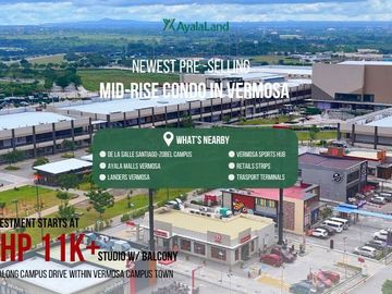 Studio Unit Pre Selling Along Daang Hari Imus Cavite Vermosa Air BnB  Ready