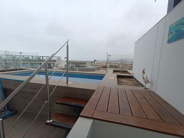 Venta De Departamento Tríplex En Condominio, En San Bartolo