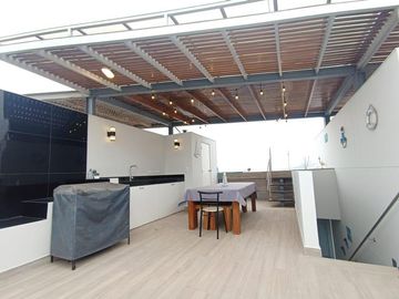 Venta De Departamento Tríplex En Condominio, En San Bartolo