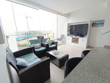 Venta De Departamento Tríplex En Condominio, En San Bartolo
