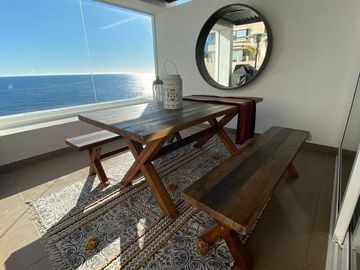Hermoso Departamento venta Con Gran Vista Al Mar En Cochoa Concón UF 8300