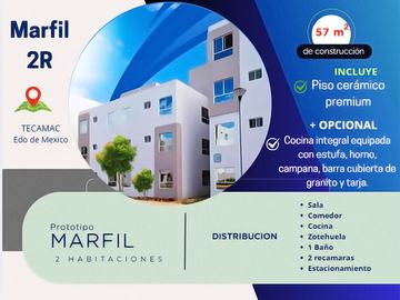 Departamentos Nuevos De 2 y 3R En Tecámac Infonavit/Fovissste
