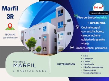 Departamentos Nuevos De 2 y 3R En Tecámac Infonavit/Fovissste