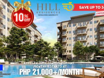 FOR SALE: MOVE-IN READY FLEXI-SUITE CONDOMINIUM IN NOVALICHES, QUEZON CITY