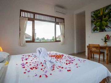 2-Story Minimalist Villa with Pool in Serene Ubud Bali for Rent Yearly