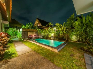 2-Story Minimalist Villa with Pool in Serene Ubud Bali for Rent Yearly