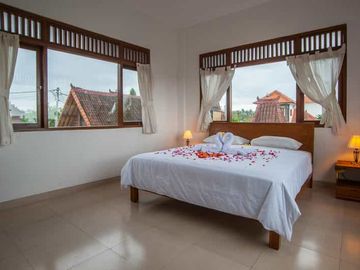 2-Story Minimalist Villa with Pool in Serene Ubud Bali for Rent Yearly