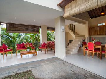 2-Story Minimalist Villa with Pool in Serene Ubud Bali for Rent Yearly