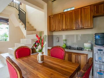 2-Story Minimalist Villa with Pool in Serene Ubud Bali for Rent Yearly