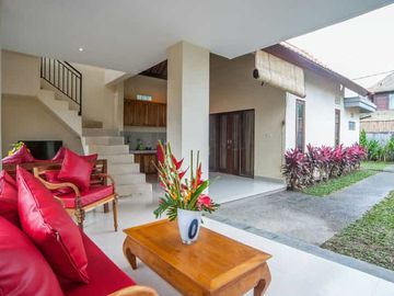 2-Story Minimalist Villa with Pool in Serene Ubud Bali for Rent Yearly