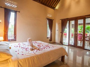 2-Story Minimalist Villa with Pool in Serene Ubud Bali for Rent Yearly