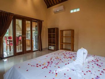 2-Story Minimalist Villa with Pool in Serene Ubud Bali for Rent Yearly