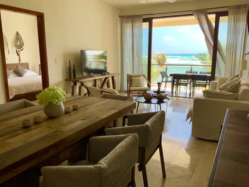 Espectacular departamento en la playa, hermosas vistas. 2 recámaras llave en mano
