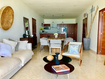 Espectacular departamento en la playa, hermosas vistas. 2 recámaras llave en mano