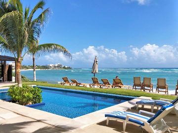 Penthouse frente al mar en venta, roof garden,  Akumal, Quintana Roo