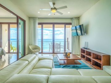 Penthouse frente al mar en venta, roof garden,  Akumal, Quintana Roo