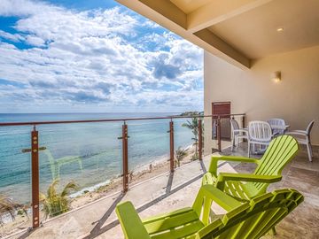 Penthouse frente al mar en venta, roof garden,  Akumal, Quintana Roo