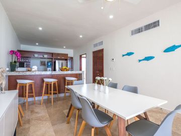 Penthouse frente al mar en venta, roof garden,  Akumal, Quintana Roo