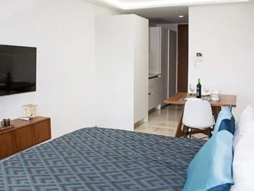 Departamento tipo estudio en venta, Rooftop Común, Zona Centro, Playa del Carmen
