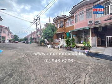 2-storey townhouse, 18 sq m, P.K. Garden Village, Pracha Uthit 90, Pracha Uthit Soi 90, Kanchanaphisek Road, Phra Samut Chedi, Samut Prakan