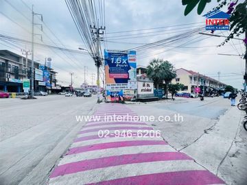 2-storey townhouse, 18 sq m, P.K. Garden Village, Pracha Uthit 90, Pracha Uthit Soi 90, Kanchanaphisek Road, Phra Samut Chedi, Samut Prakan